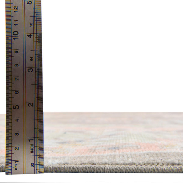 Bungalow Rose Pointe Oriental Area Rug in Powder Pink & Reviews Wayfair